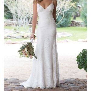 Justin Alexander Sweetheart Lace Wedding Dress